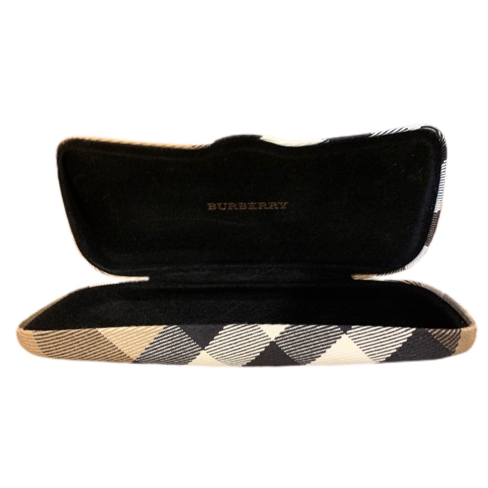 Burberry Nova Check Eyeglasses Sunglasses Clamshell Case Excellent Condition